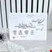 کارت عروسی کلاسیک با نوار نقره و طراحی دو چاپ