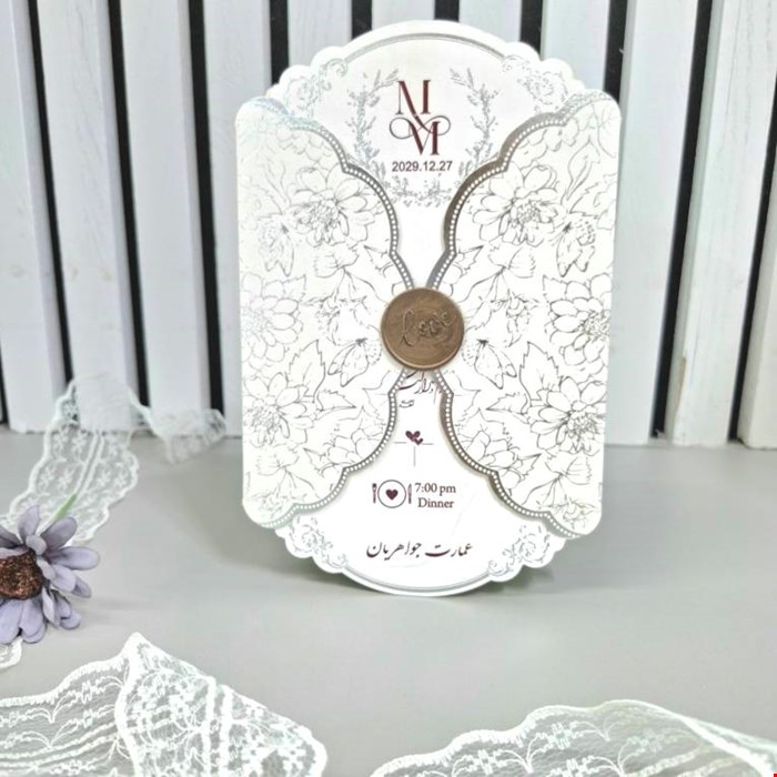 کارت عروسی پنجره‌ای