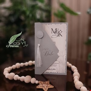 کارت عروسی طرح نیمه ای